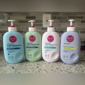 eos body lotions x 4